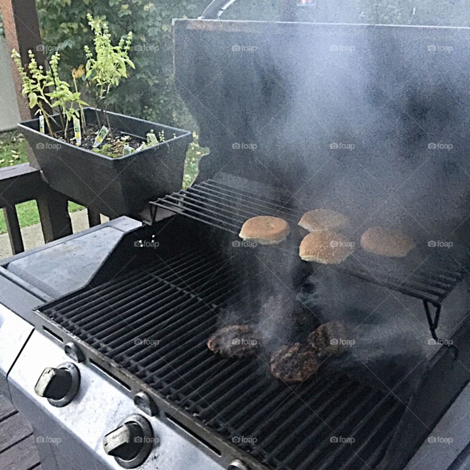 Grilling in 85 degree weather in the middle of October in central NY
