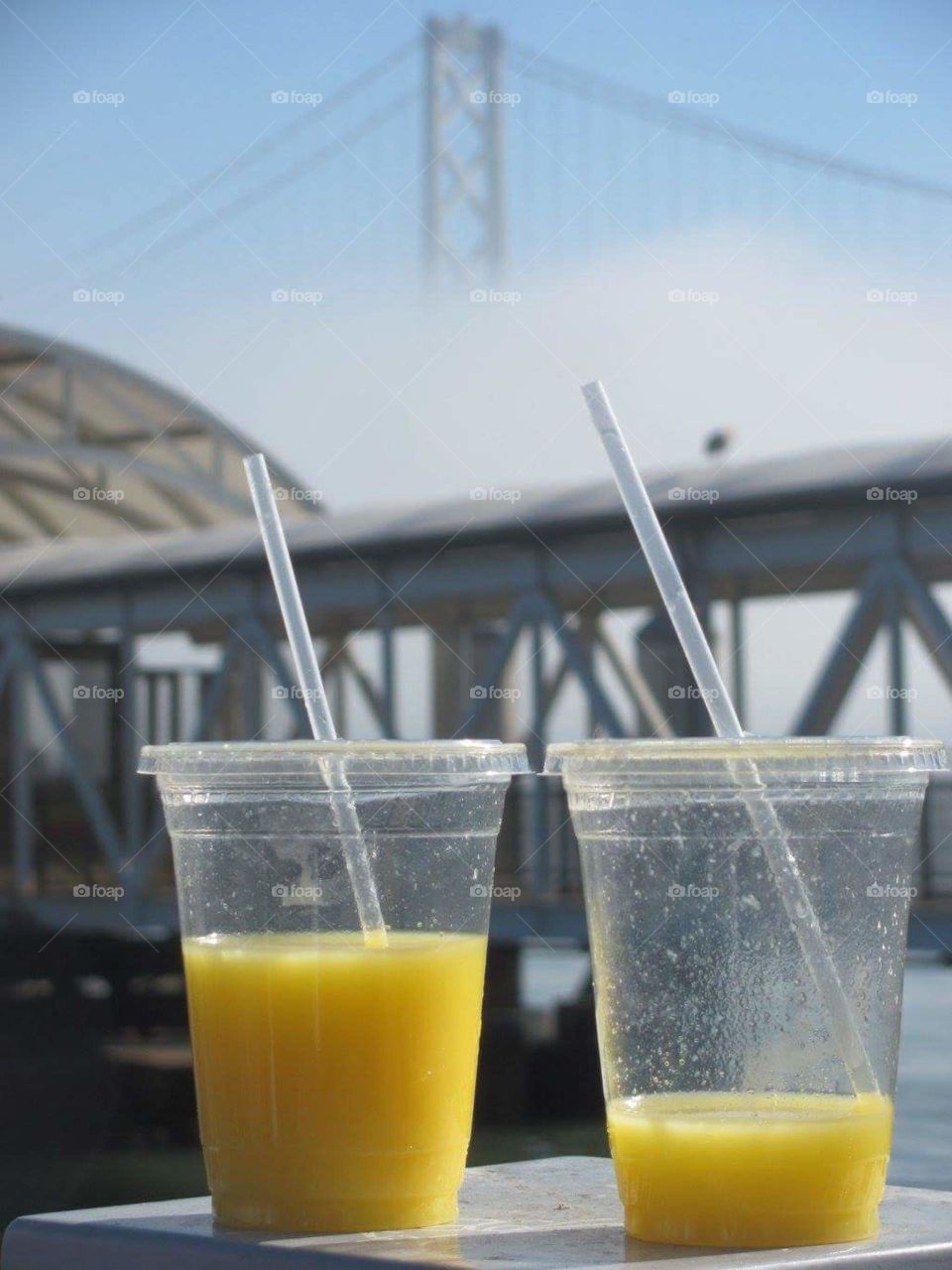 Orange juice an BY Bridge