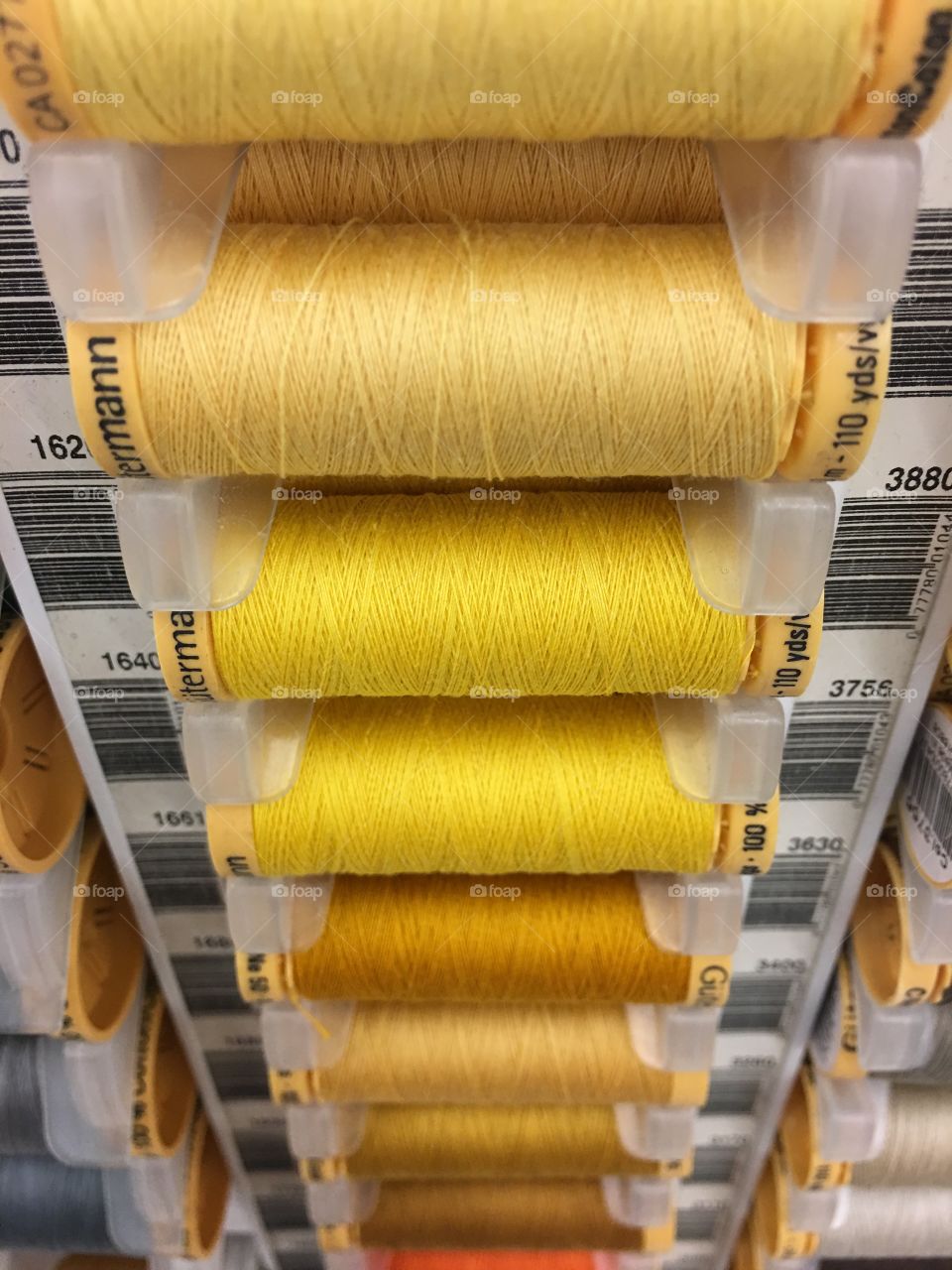 Yellow threads 