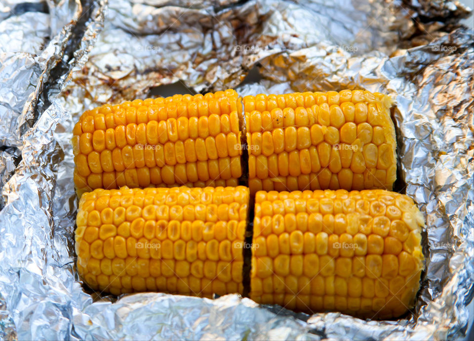 Corn on the grill.