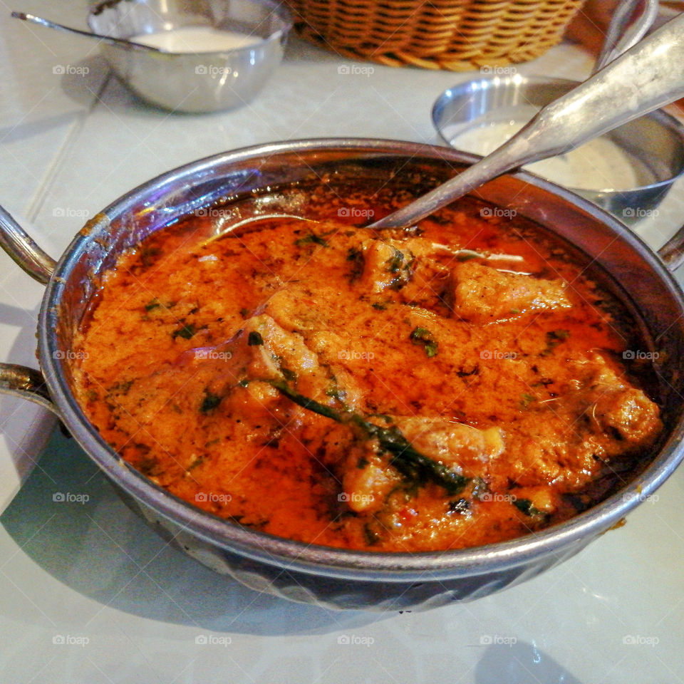 Mutton karahi, a traditional Pakistani dish