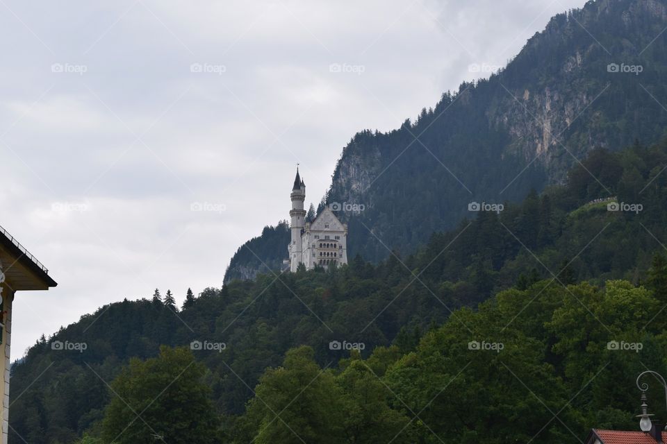 An ancient castle in Fussen, Germany.