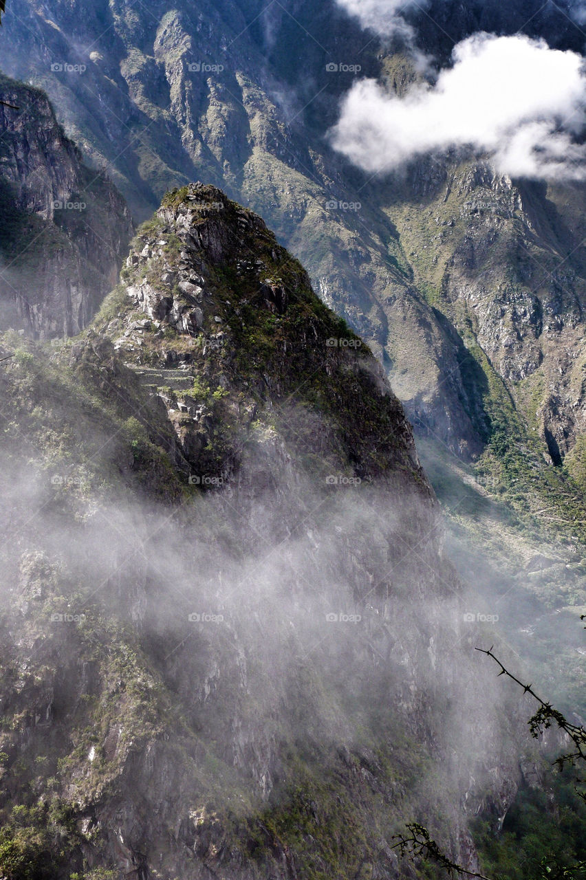 View of machu picchu