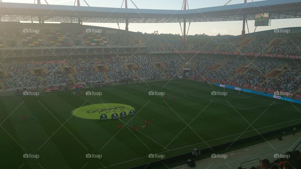 football stadium. portuguese football stadium