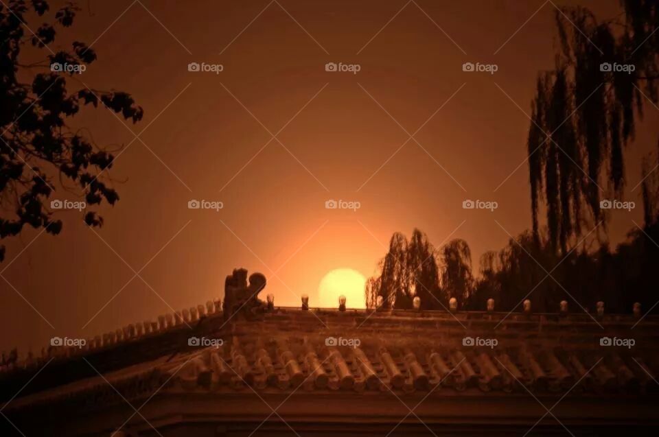 Chinese sunset 