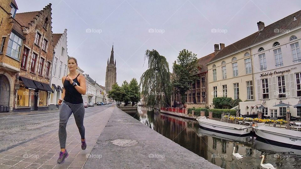 Running in Bruges 