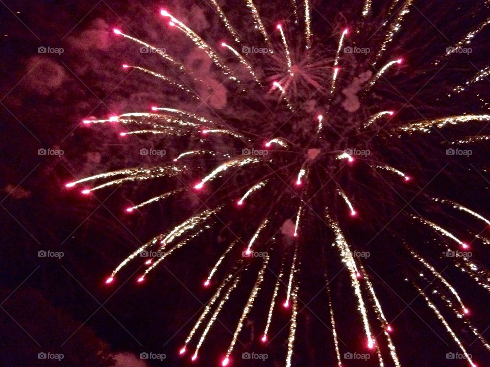 Fireworks Vordingborg Denmark 