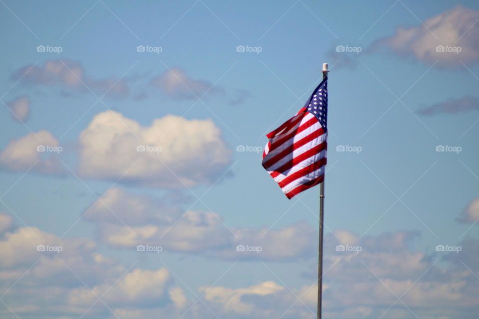 the flag