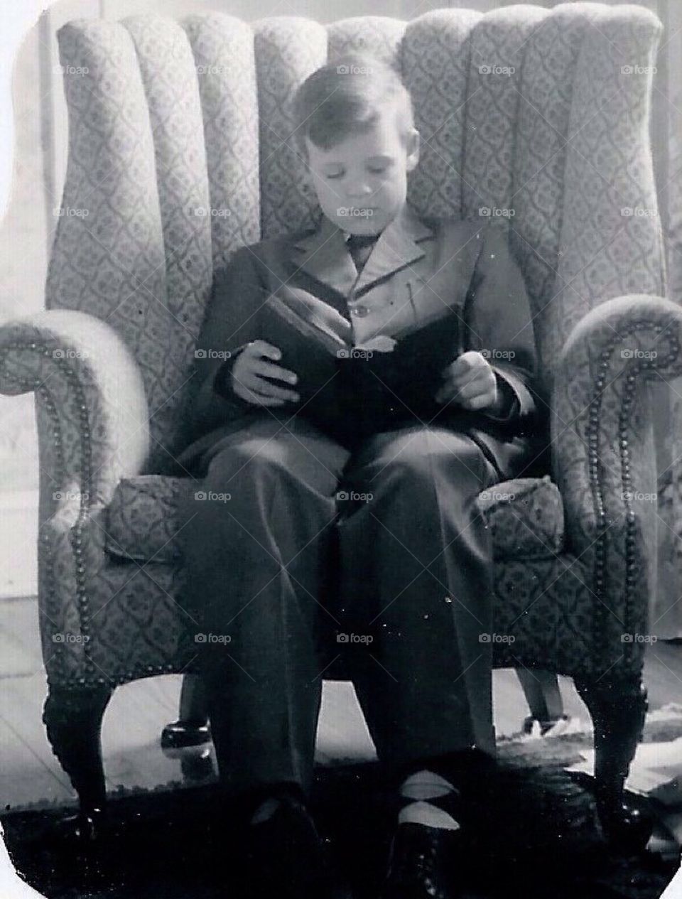 Boy Reading Bible