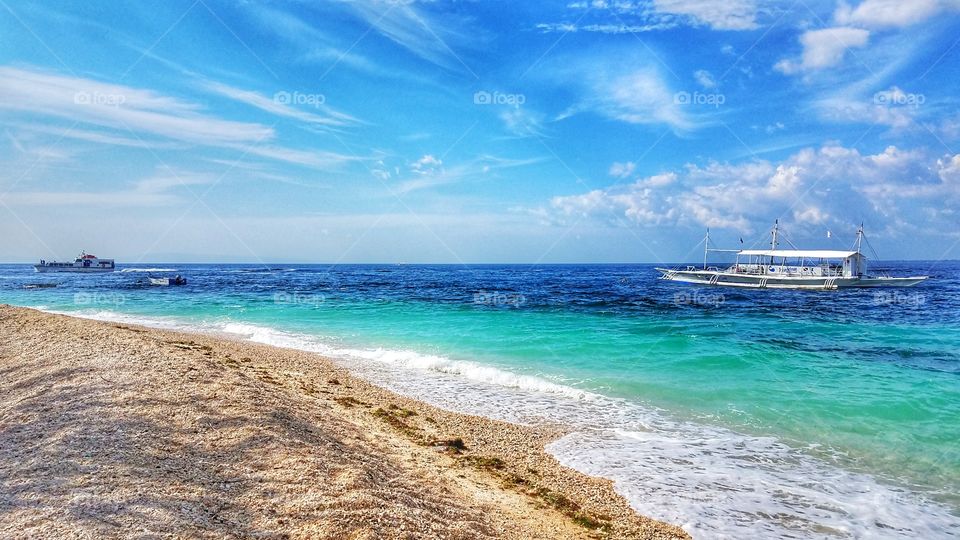 beautiful tropical ocean beach