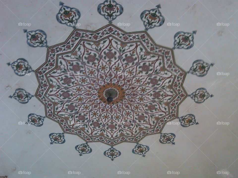 Mughal ceiling art