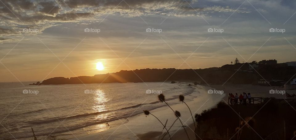Sunset in Algarve, Portugal