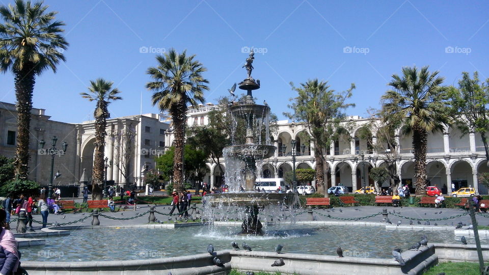 Plaza de Armas.. en Arequipa