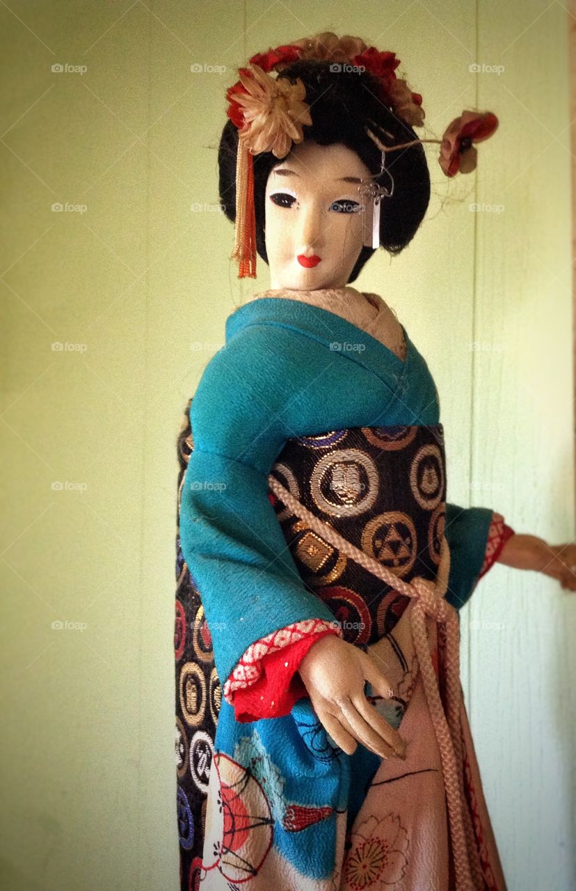 Geisha girl. Visiting the multicultural fest...