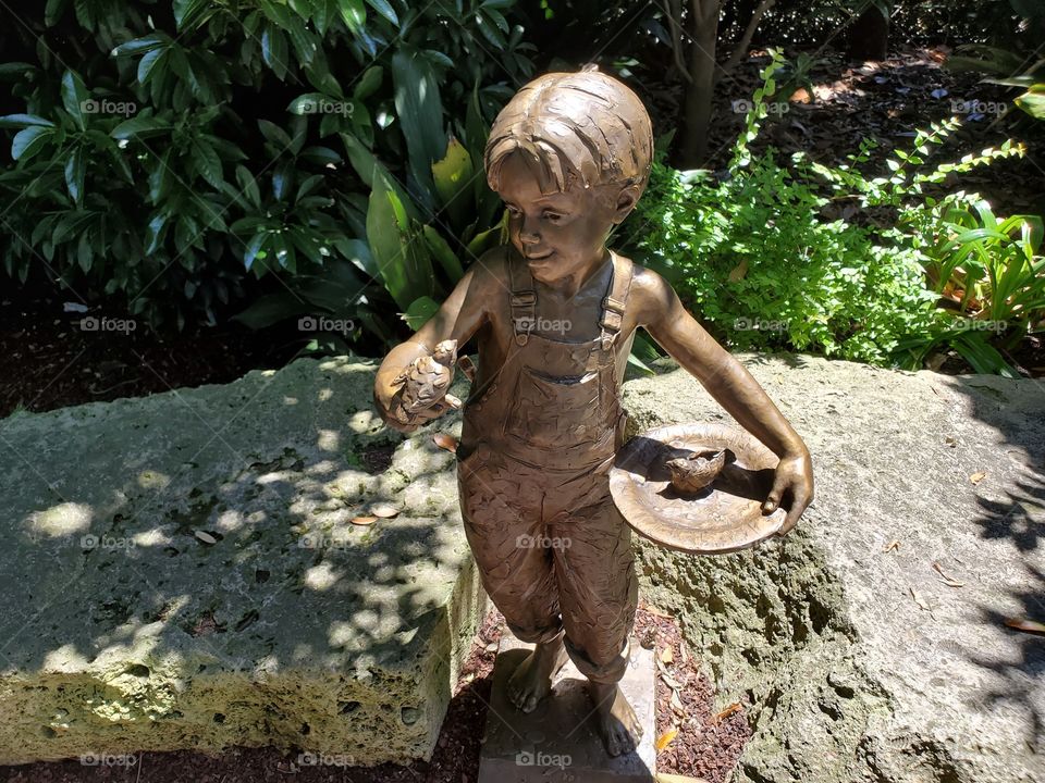 Gary Price Bronze Sculpture Dallas Arboretum