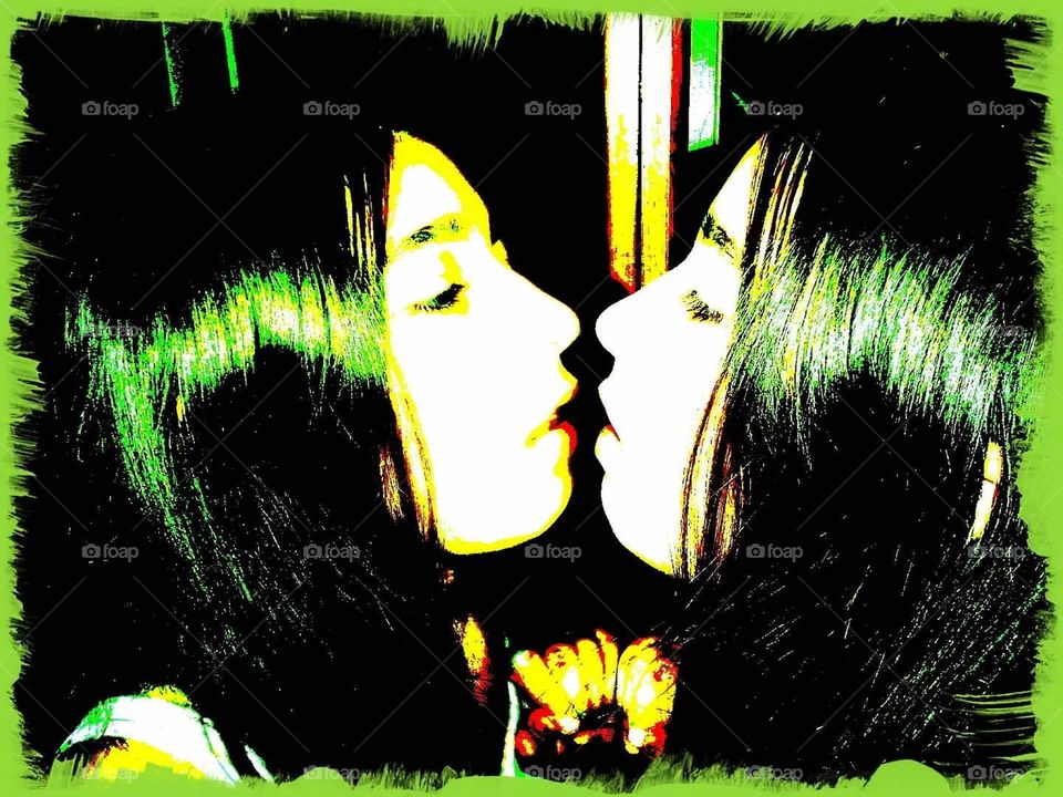 Ghost girl reflection 