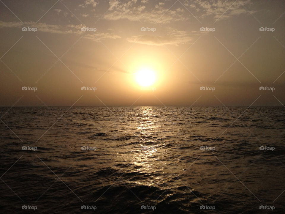 sunset sun water sea by carlacecilia