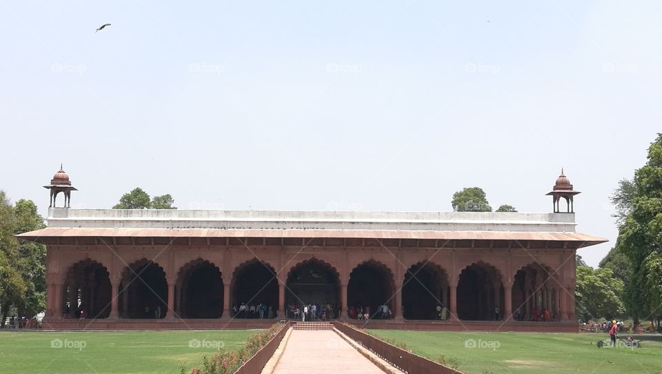 red fort, delhi, india