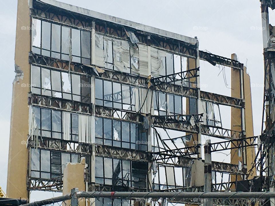 Demolished building 
