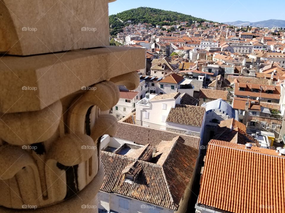 Palace of Diocletian, Split, Croatia (Cathedral bell tower view)