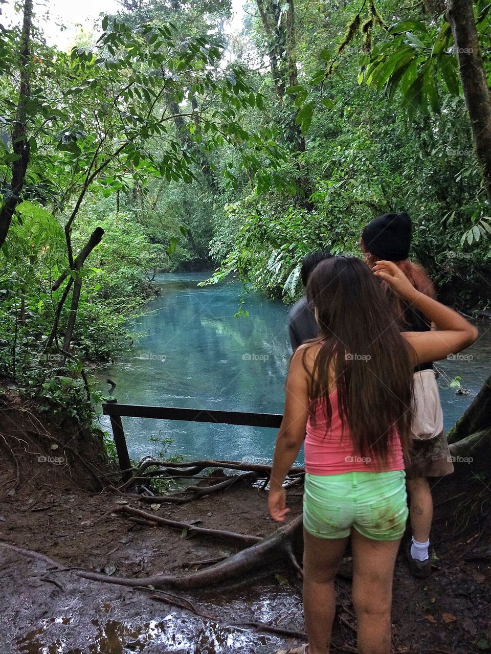 Blue river Costa Rica