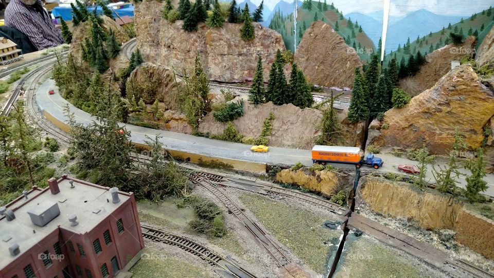 N-scale layout