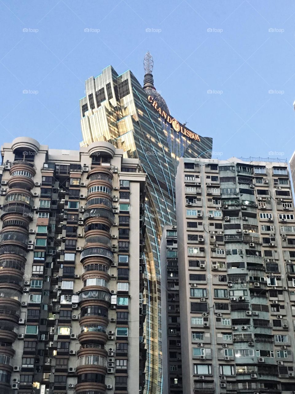 Buildings in Macau