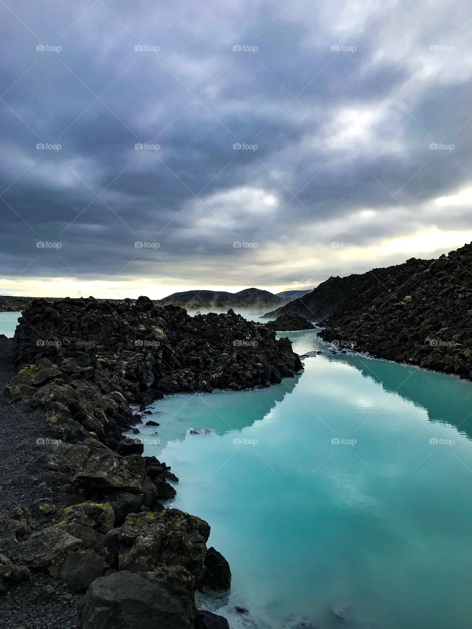 Blue Lagoon in Iceland, August 2018. 