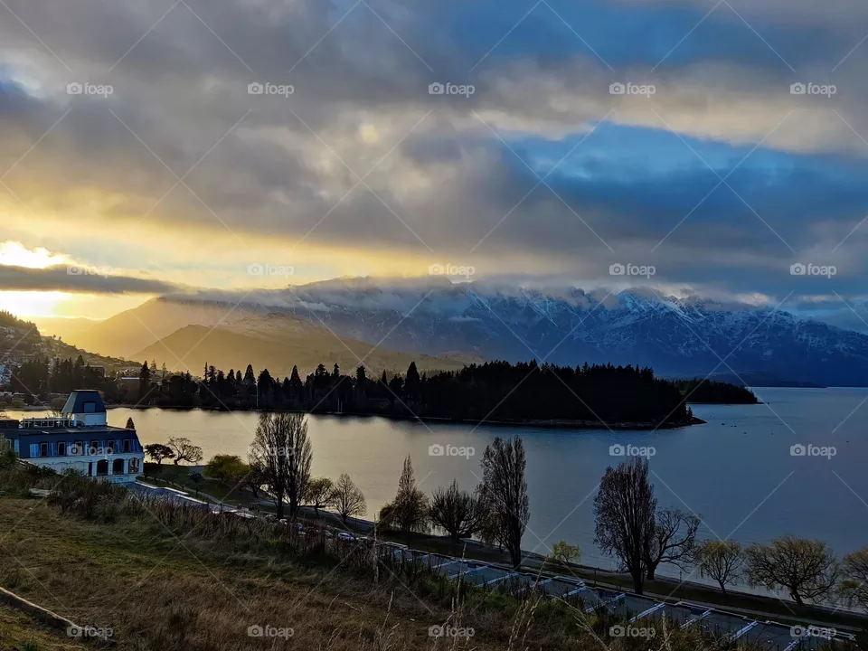 Sunrise at Queenstown New Zealand