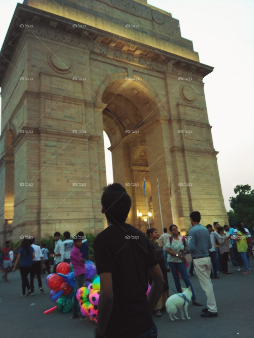 Evening at India Gate
