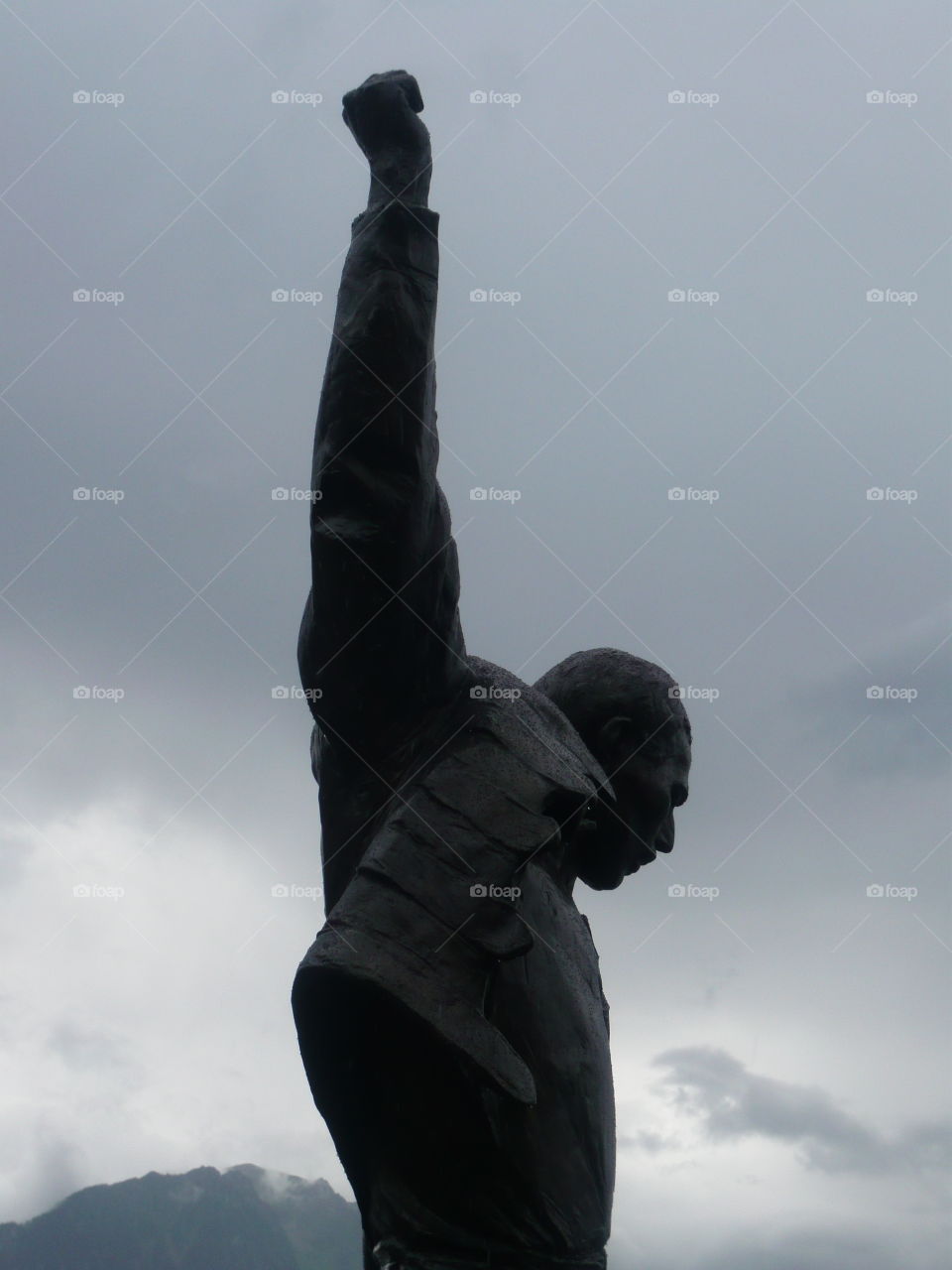 Statue Freddy Mercury Montreux Switzerland