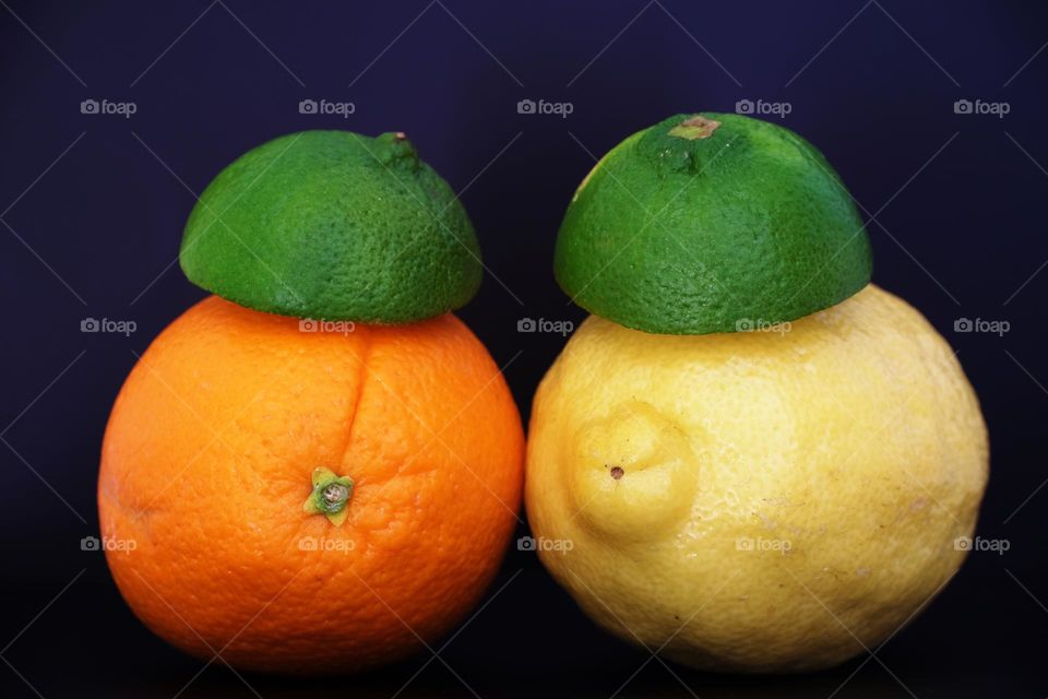 Lemon  Orange and Lime