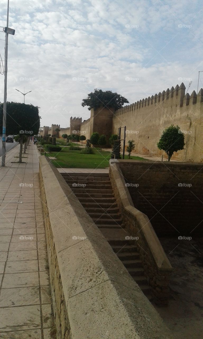 large stone wall