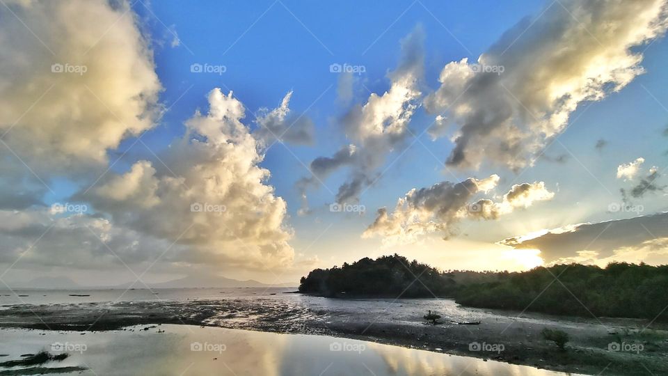 THE SUNSET REFLECTION