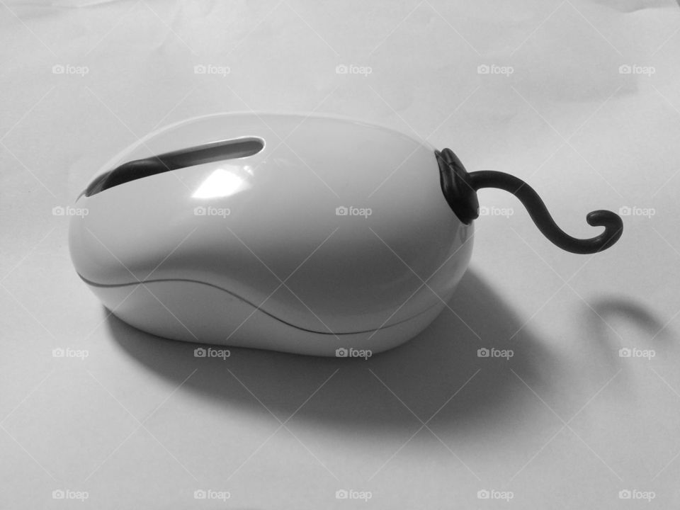 my mouse. white mouse cool