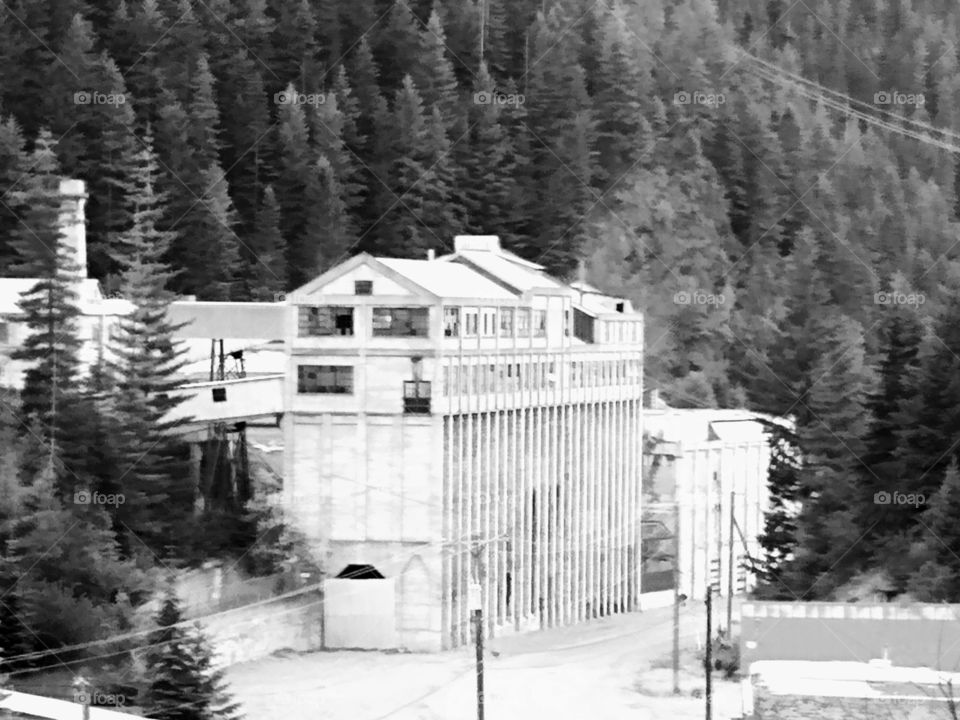 Abandoned Burke, ID mine