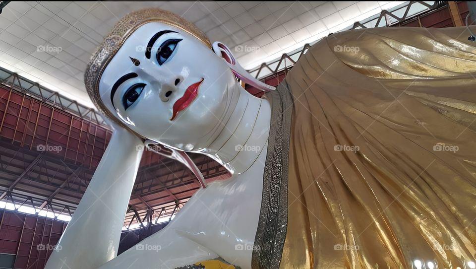 statue of budda in burma