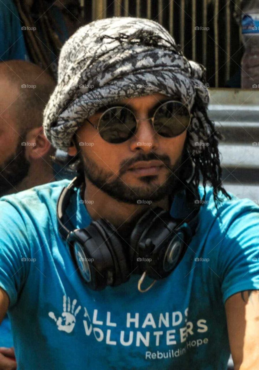 All hands volonteers helps after earthquake in Nepal