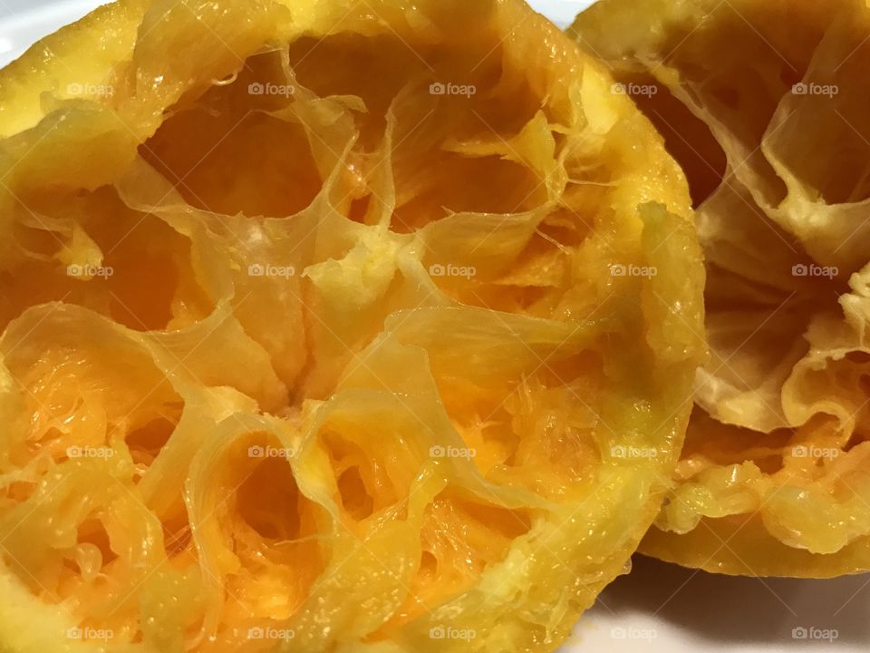 Squeezed orange