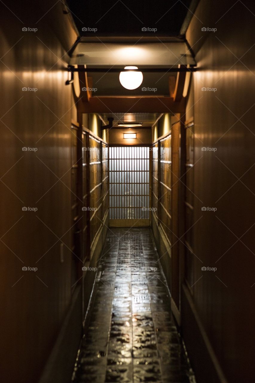 Entryway to a home in Kyoto 