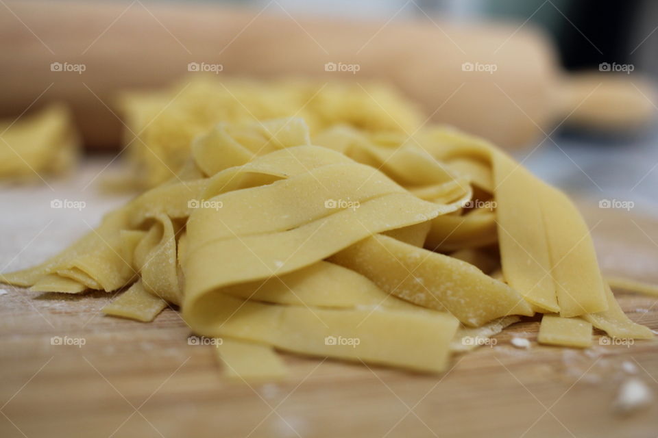 Hand made pasta.