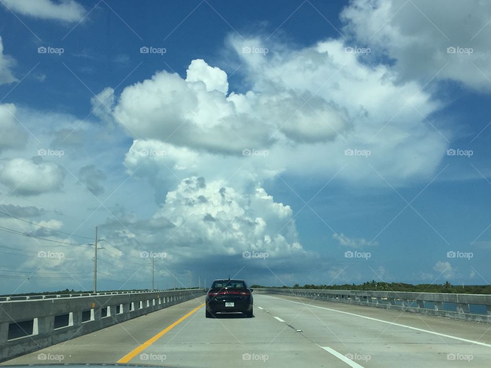 Driving down to a meeting in the Florida Keys