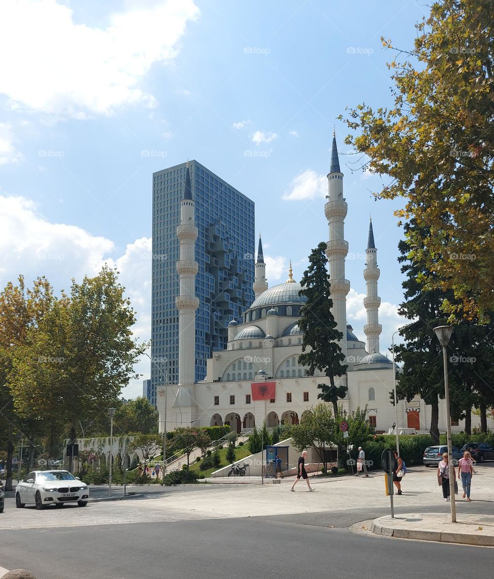 The grand mosque of Tirana