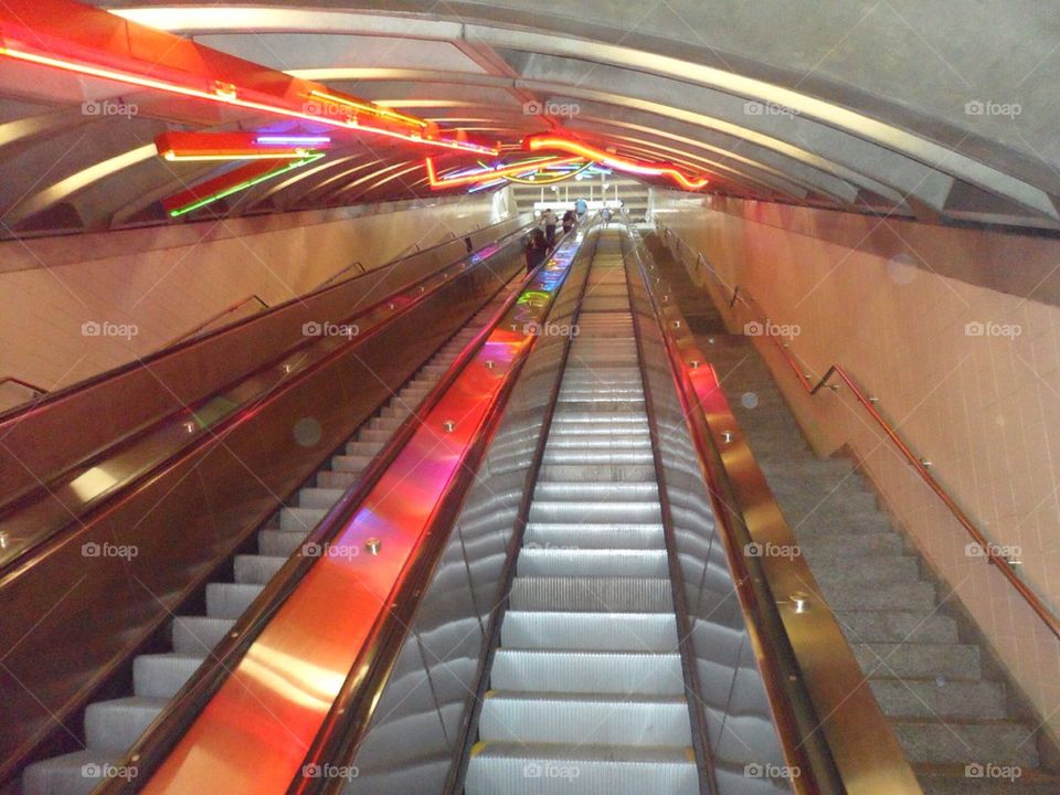 Escalator in NYC