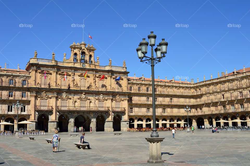 Plaza Mayor, Salamanca, Spain.