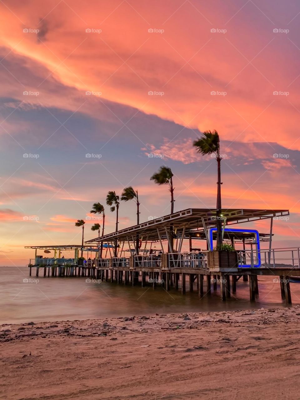 Red Cloudy Sunset