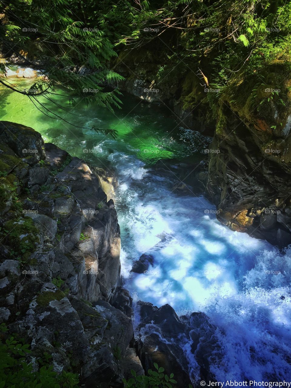 Deception Waterfalls on Stevens Pass, Washington State