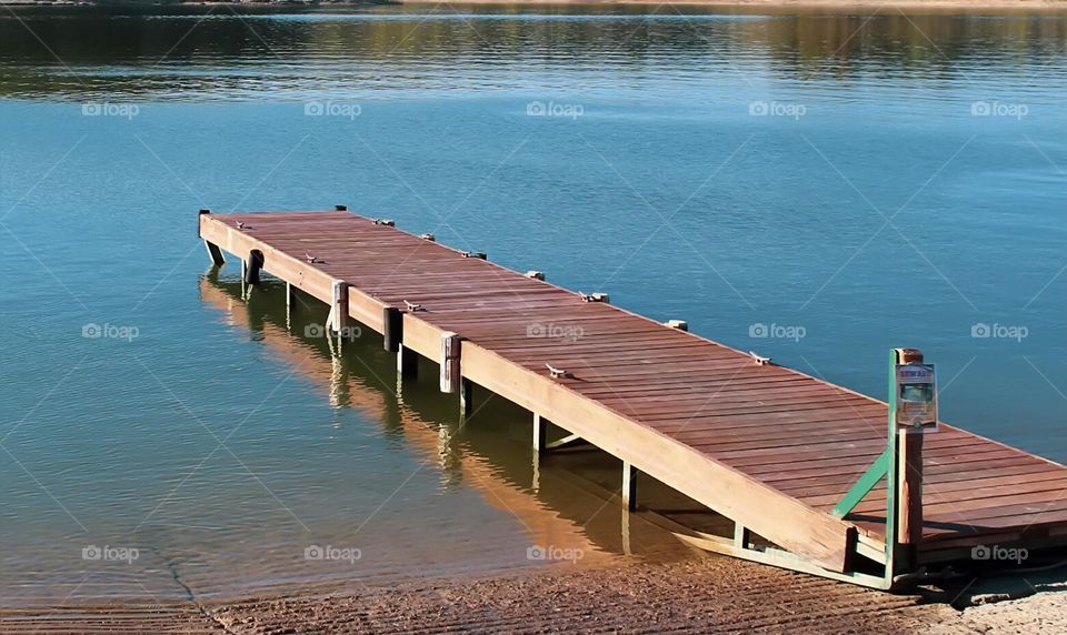A boat dock on Lake Norfork in Baxter County, Arkansas 