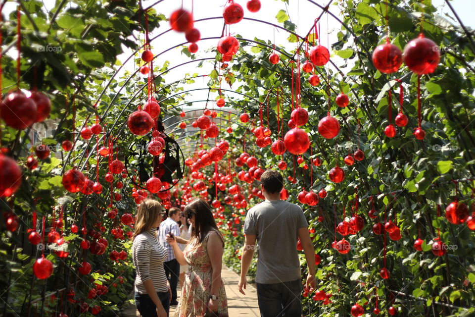 red tunnel