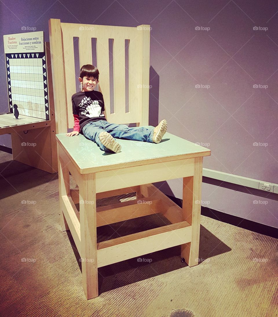 Minature kid or an ovesized chair